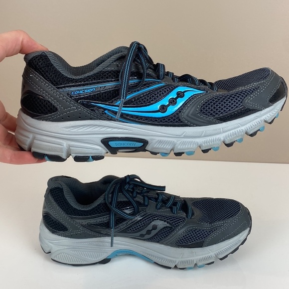 SAUCONY GRID COHESION TR 9 PLUSH LIGHTWEIGHT TRAIL RUNNING SHOE - WOMEN'S Size 8 - Picture 14 of 16